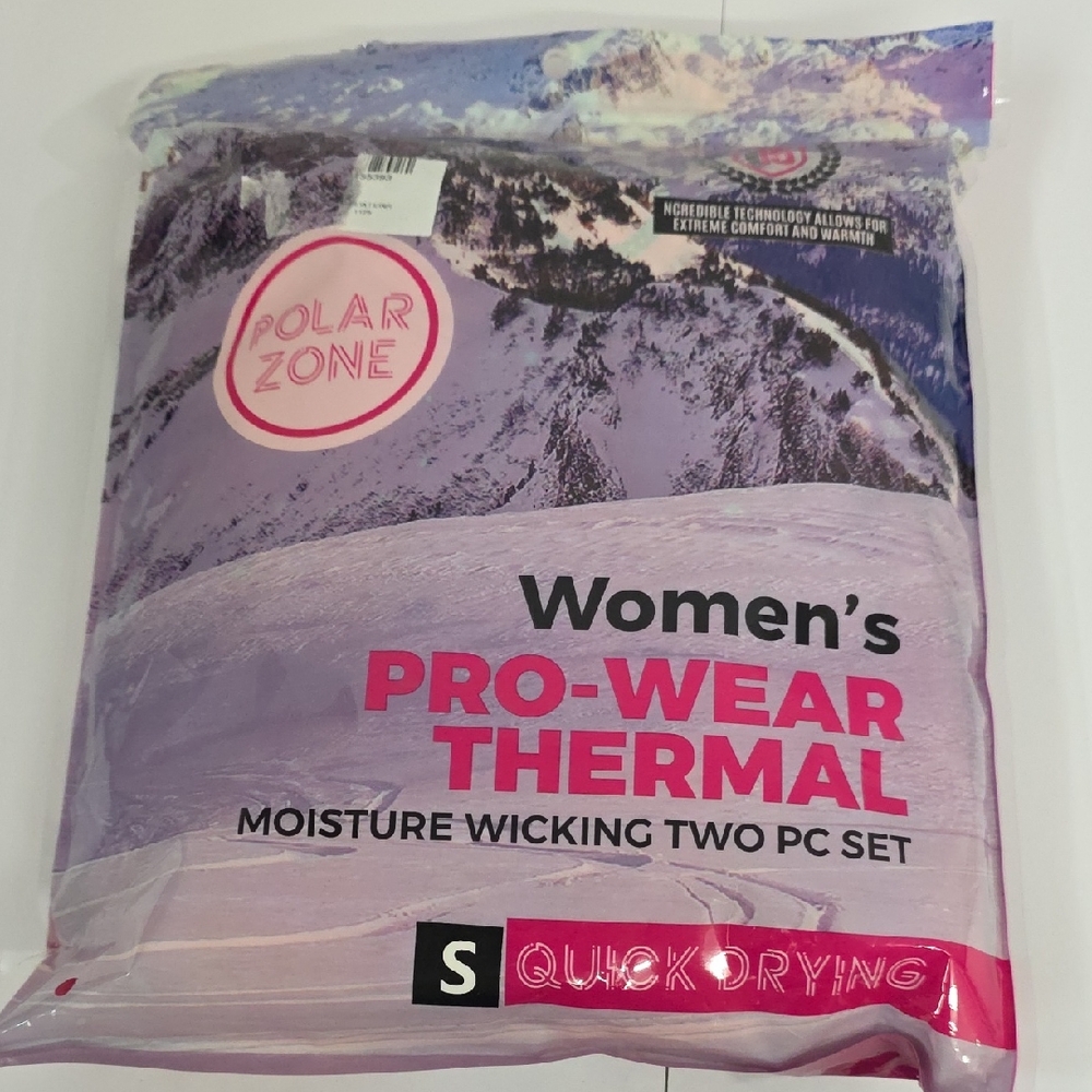 North 15 Pink Polar Zone Pro-Wear Thermal Set New